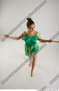 KATERINA STANDING POSE WITH SPEAR